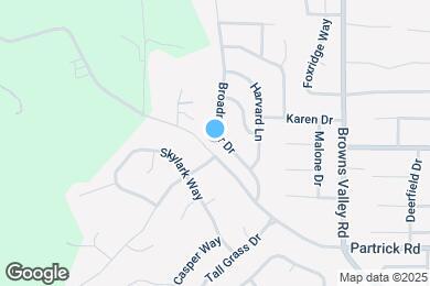 Map image of the property - 1033 Broadmoor Dr