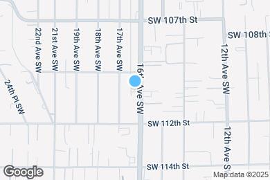 Map image of the property - 11025 16th Ave SW