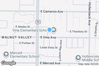 Map image of the property - 934 S Donna Beth Ave