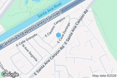 Map image of the property - 7589 E Calle Durango