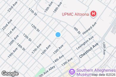 Map image of the property - 1109 16th Ave