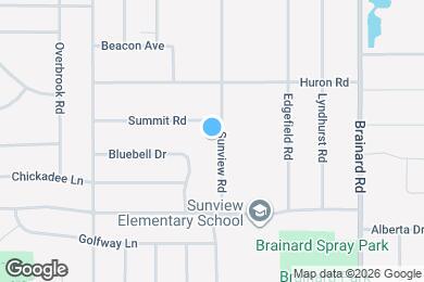 Map image of the property - 1712 Sunview Rd