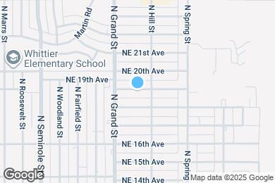 Map image of the property - 3614 NE 19th Ave