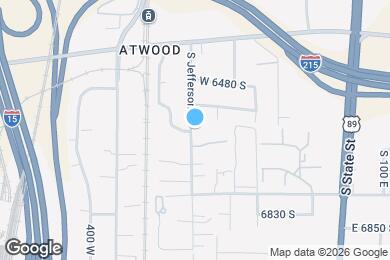 Map image of the property - 6527 S Jefferson St