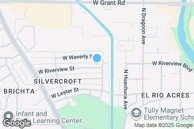 Map image of the property - 1808 W Riverview St