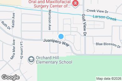 Map image of the property - 3101 Juanipero Way