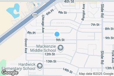 Map image of the property - 5426 9th St