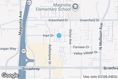 Map image of the property - 523 Hart Dr