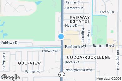 Map image of the property - 1675 S Fiske Blvd