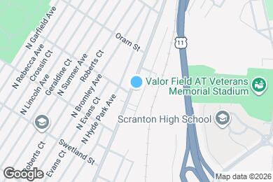 Map image of the property - 722 N Main Ave