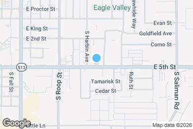 Map image of the property - 1012 E Fifth St