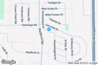 Map image of the property - 2167 Sunnyslope Dr