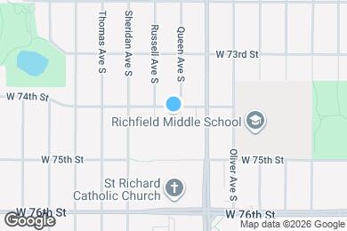 Map image of the property - 7404 Queen Ave S