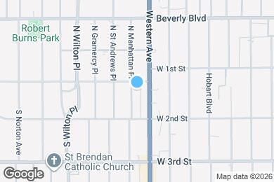 Map image of the property - 112 S Manhattan Pl