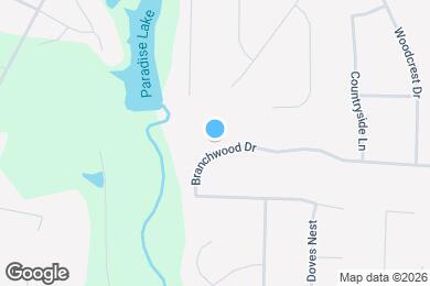 Map image of the property - 160 Branchwood Dr