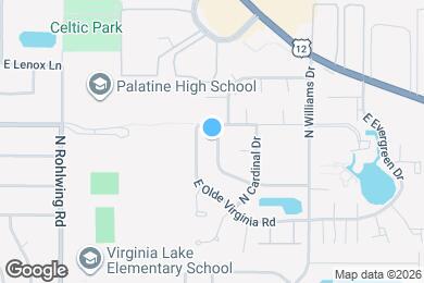 Map image of the property - 1013 Meadow Lake Dr