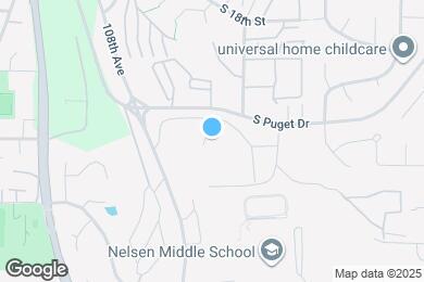 Map image of the property - 1315 S Puget Dr
