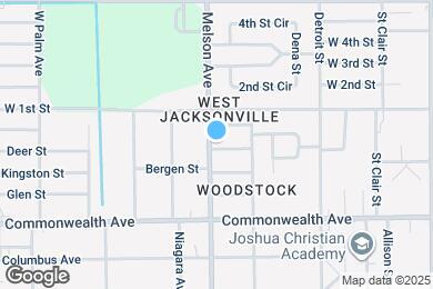 Map image of the property - 1055 Melson Ave
