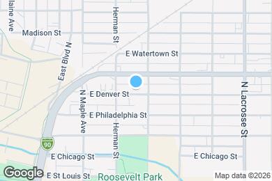 Map image of the property - 214 E Denver St