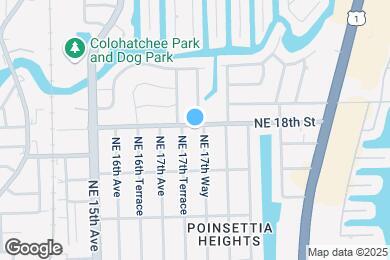 Map image of the property - 1736 NE 18th St