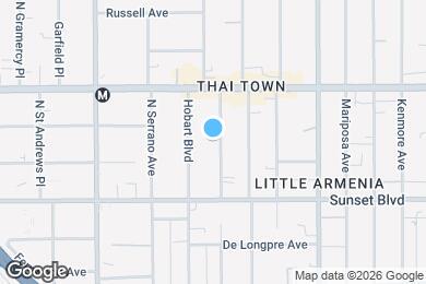 Map image of the property - 1601 N Harvard Blvd