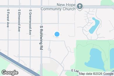 Map image of the property - 889 E Stonebridge Ct