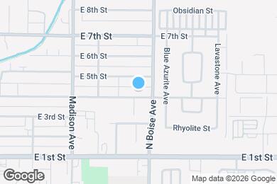 Map image of the property - 1513 E 4th St