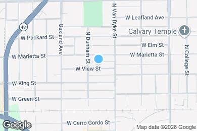 Map image of the property - 968 W View St
