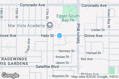 Map image of the property - 1310 Halley Ct