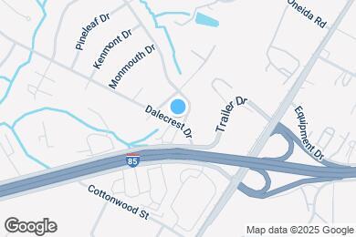 Map image of the property - Derita Woods Apartments