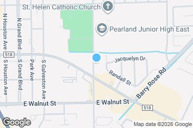 Map image of the property - 2407 Old Alvin Rd