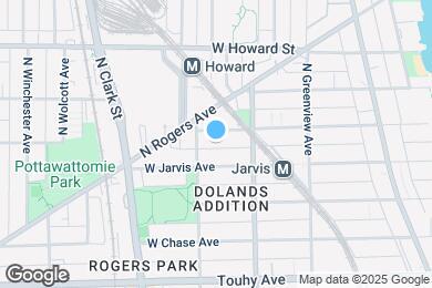 Map image of the property - 1639 W Fargo Ave