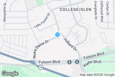 Map image of the property - 3013 Notre Dame Dr