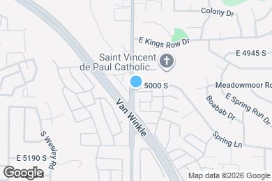 Map image of the property - 1303 E Weyburn Ln