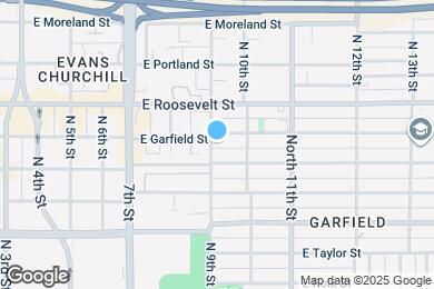 Map image of the property - 825 N 9th St