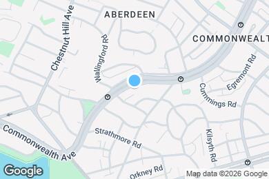 Map image of the property - 1742 Commonwealth Ave