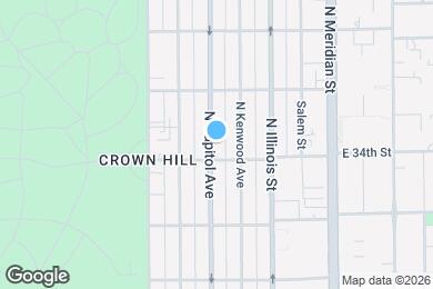 Map image of the property - 3415 N Capitol Ave