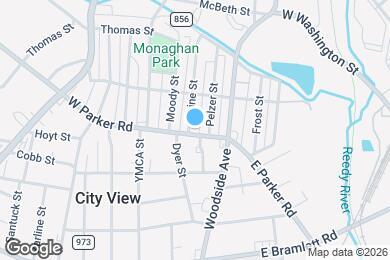 Map image of the property - 27 Sirrine St