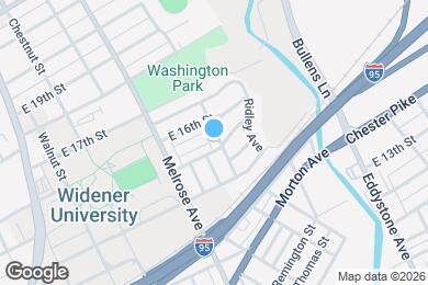 Map image of the property - 1502 Washington Ave