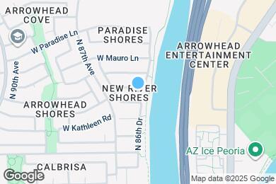 Map image of the property - 8631 W Fargo Dr