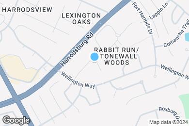 Map image of the property - Rabbit Run Apartments