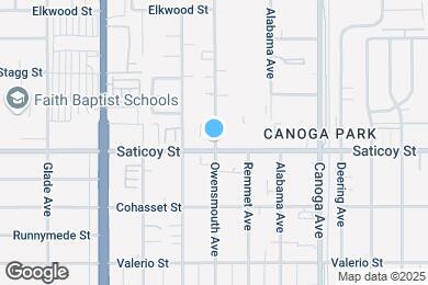 Map image of the property - 7713 Owensmouth Ave