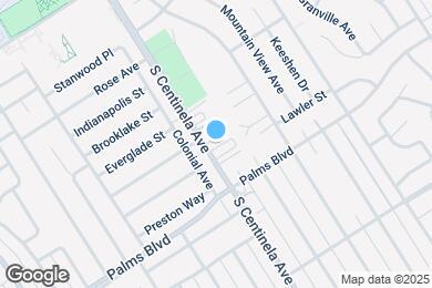 Map image of the property - 3430 S Centinela Ave