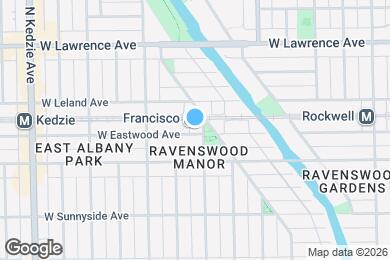 Map image of the property - 4636 N Francisco Ave