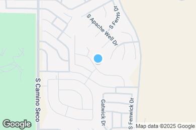 Map image of the property - 8905 E Pantano Bluff Dr