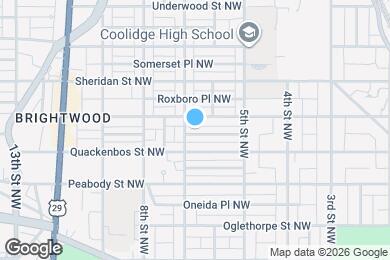 Map image of the property - 619 Quintana Pl NW