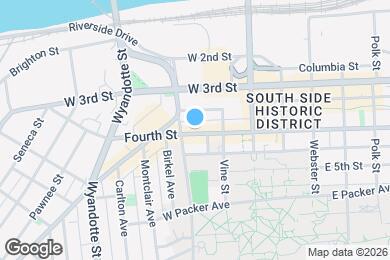 Map image of the property - 129 W 4th St