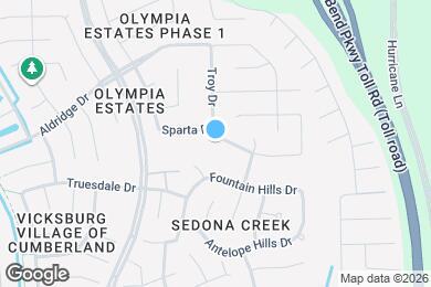 Map image of the property - 3331 Aegean Dr