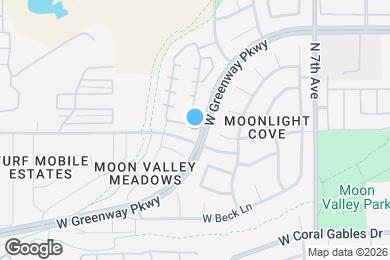 Map image of the property - 16036 N 11th Ave