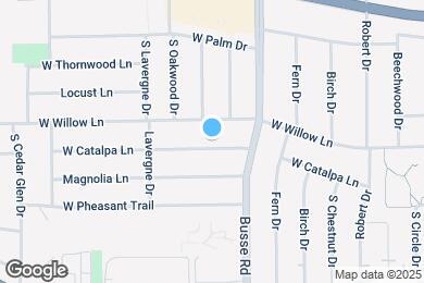 Map image of the property - 1712 W Catalpa Ln